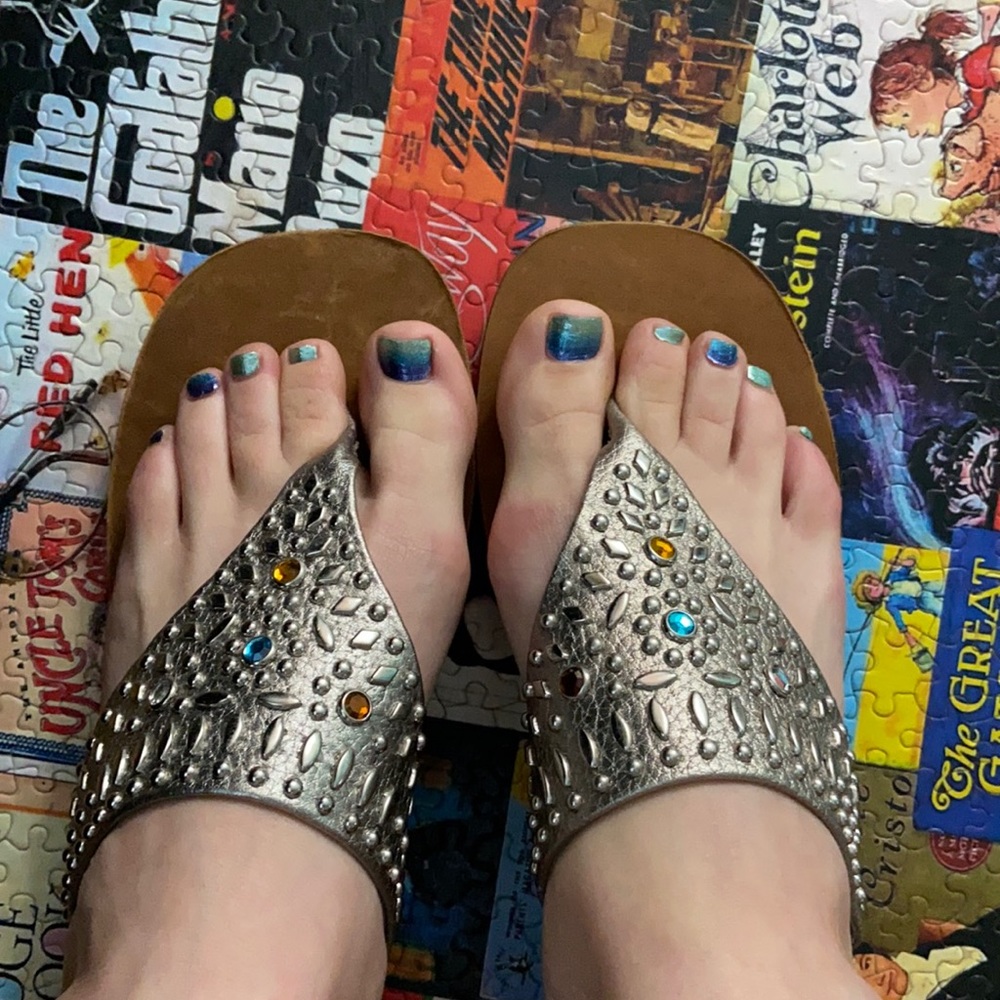 Yellow Box Sandals